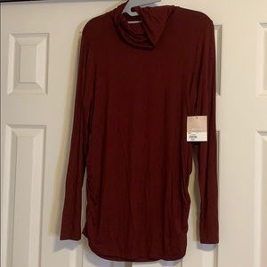 Long sleeve maternity blouse